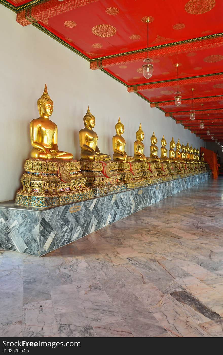 Golden Buddha, Wat Pho, Thailand