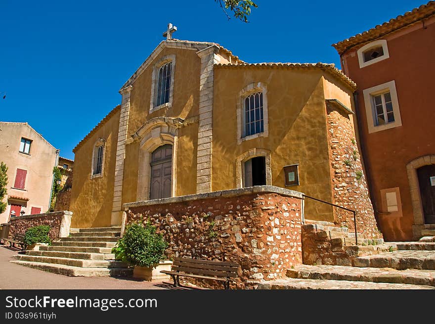 A picturesque provencal village