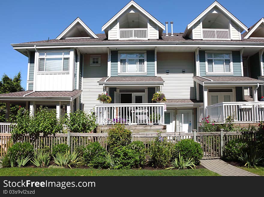 Residences in South Richmond BC a close neighborhood. Residences in South Richmond BC a close neighborhood.