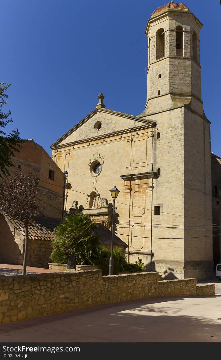 Medieval church located in Blancafort, Tarragona