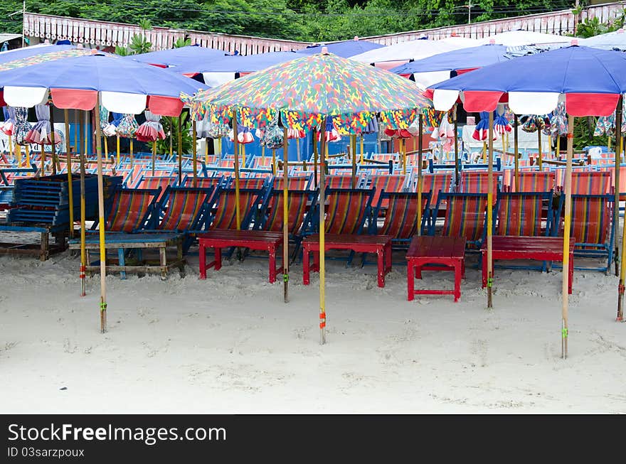 On the  beach pattaya thailand