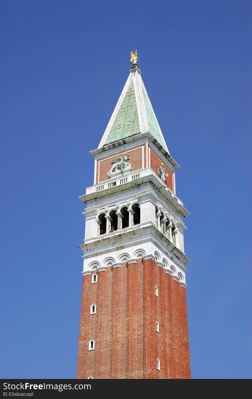 Tower on San Marco Square in Venice, Italy. Tower on San Marco Square in Venice, Italy