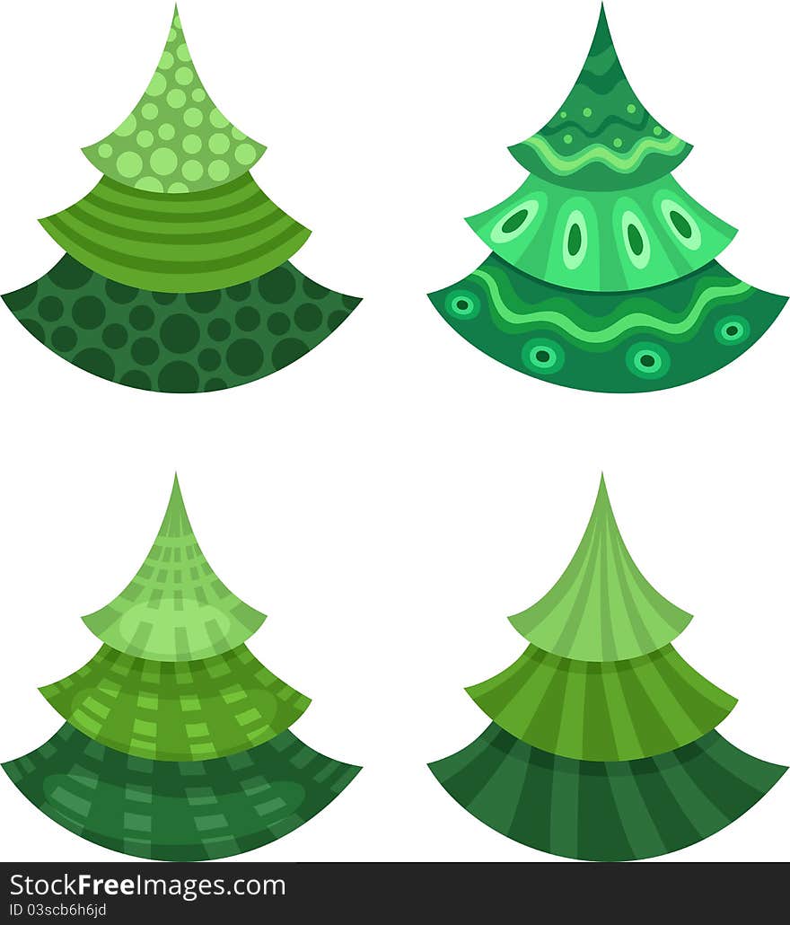 vector Illustration of a christmas tree