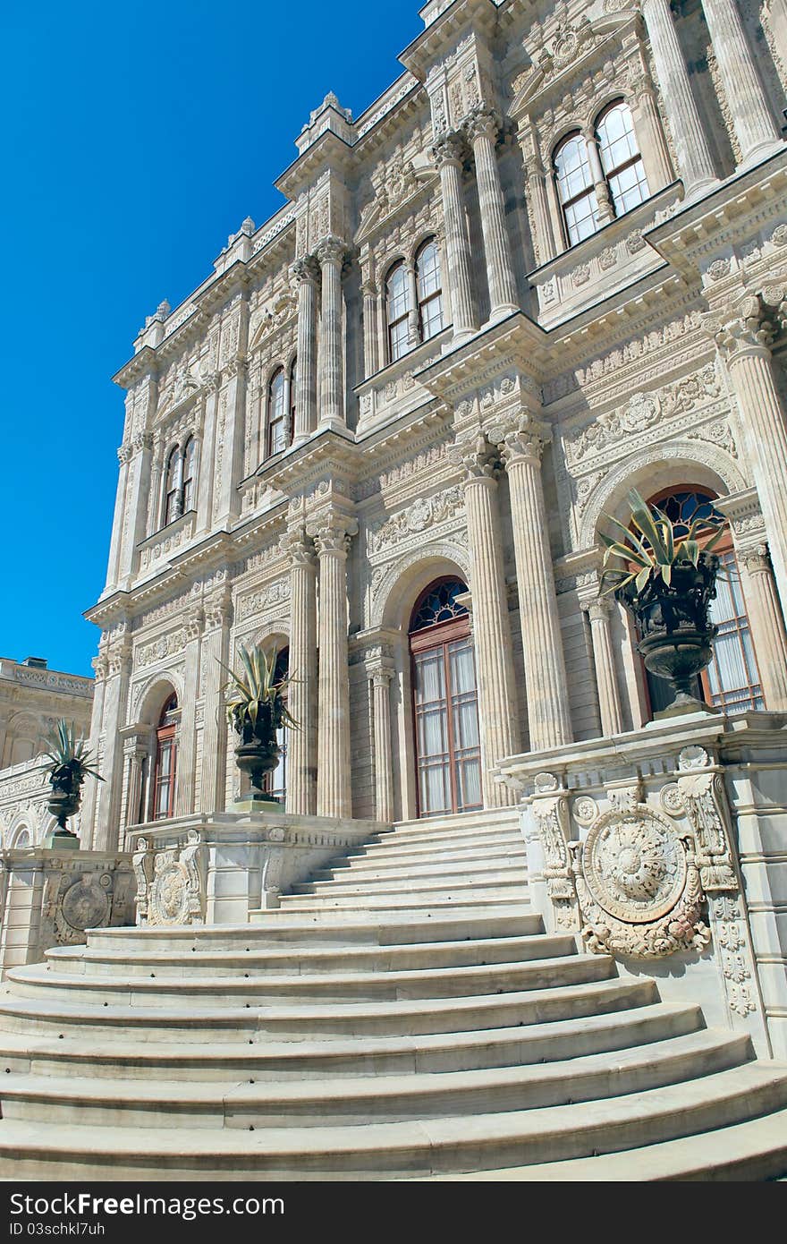 Dolmabahce Palace in Istanbul,Turkey