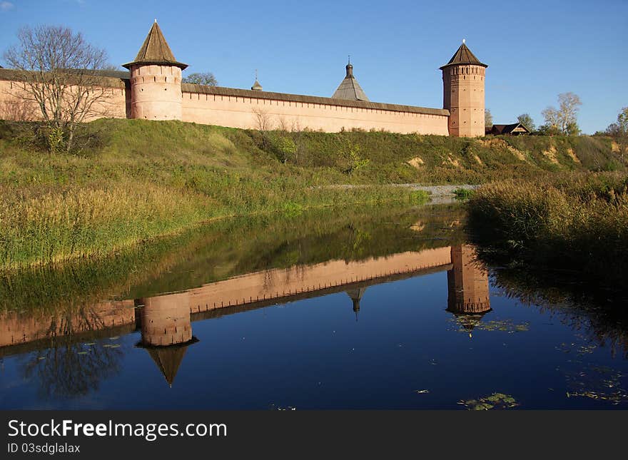 Old fortress in Suzdal, Russia