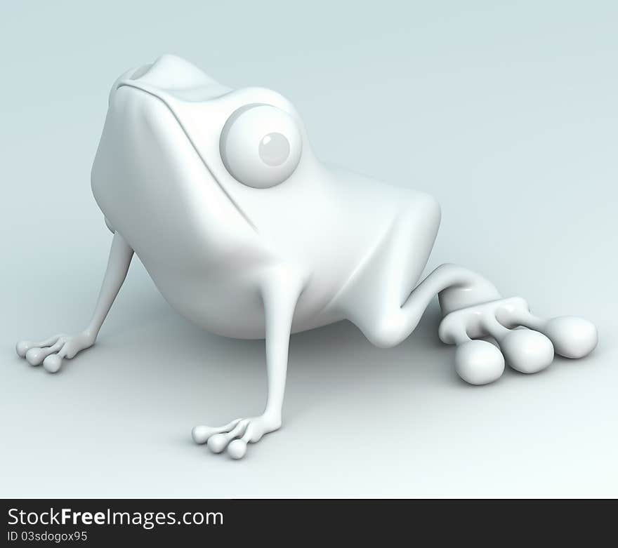 3D frog