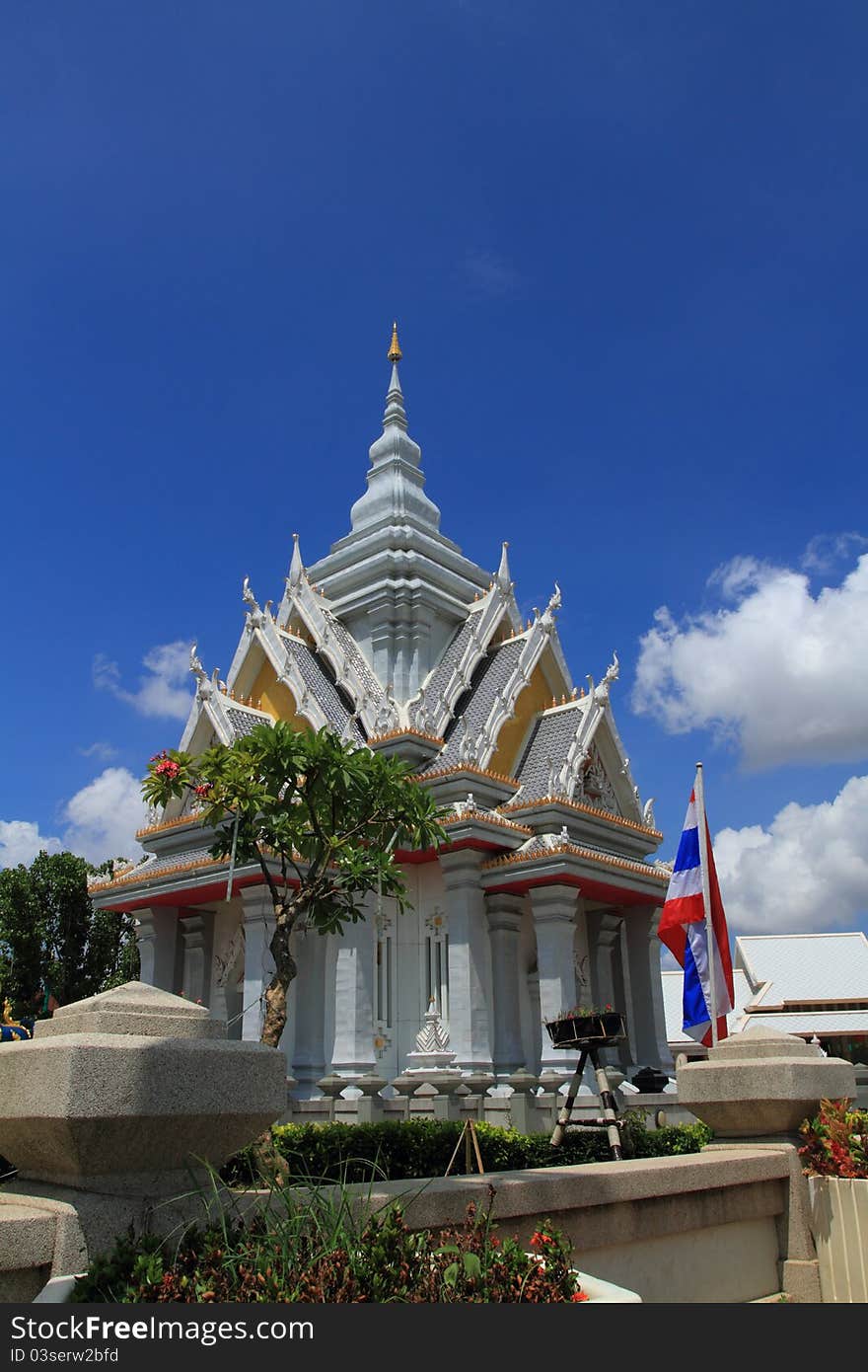 The City Pillar Shrine of Khonkaen city in Thailand