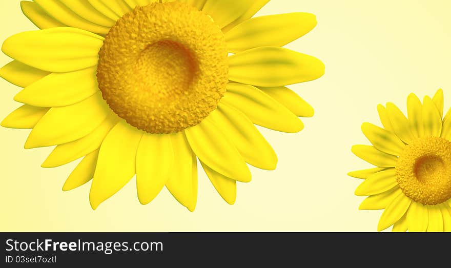 3D Sunflower