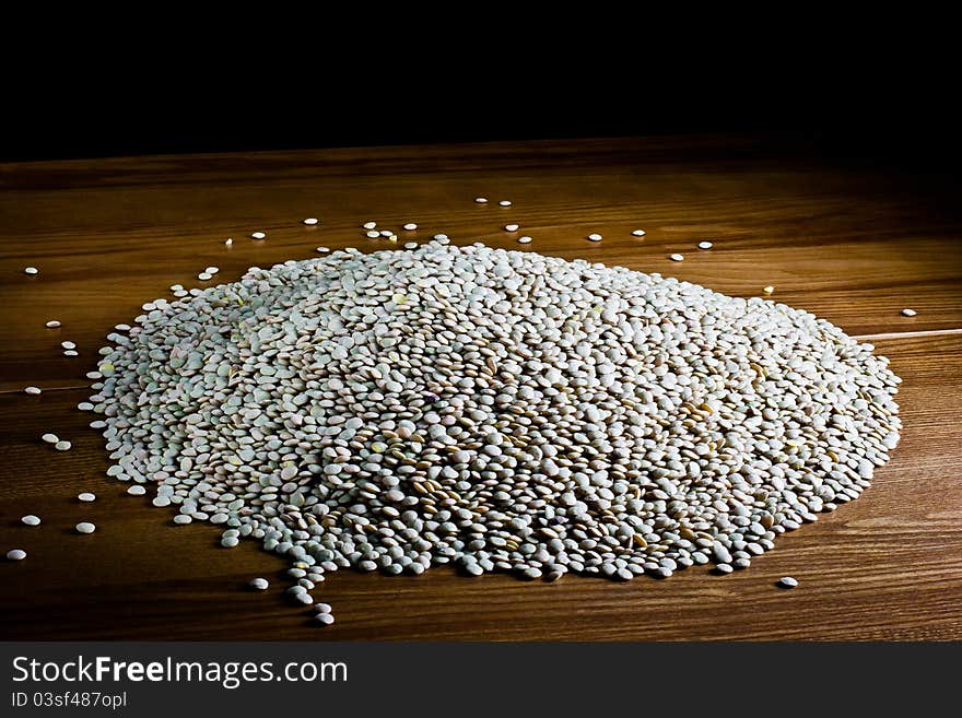 Mountain of Lentil cut to eat. Mountain of Lentil cut to eat