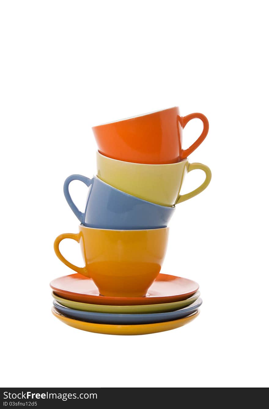 Colorful Cups Pyramidd