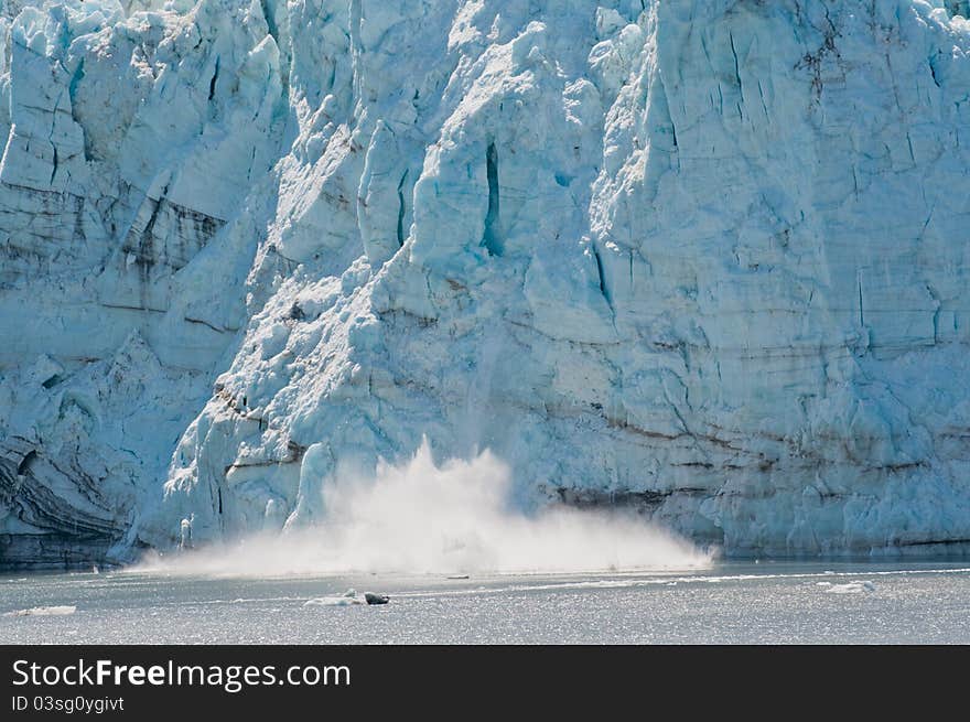 Margerie Glacier calving