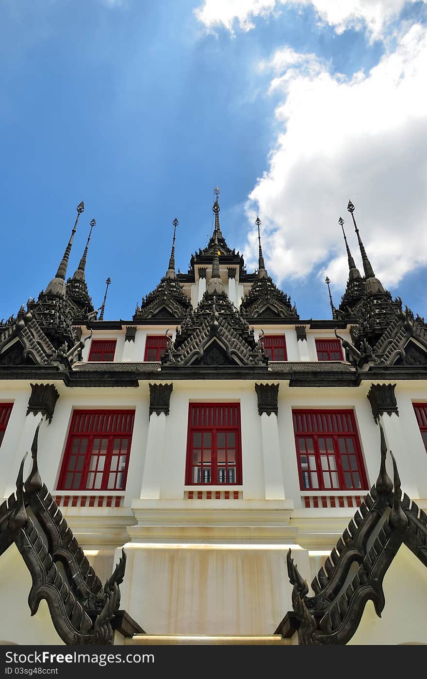 Loha Prasat Temple (Wat) in Bangkok