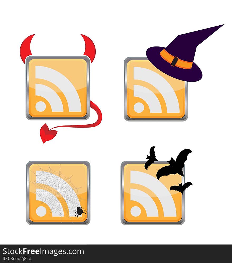 Orange Colored RSS Icon