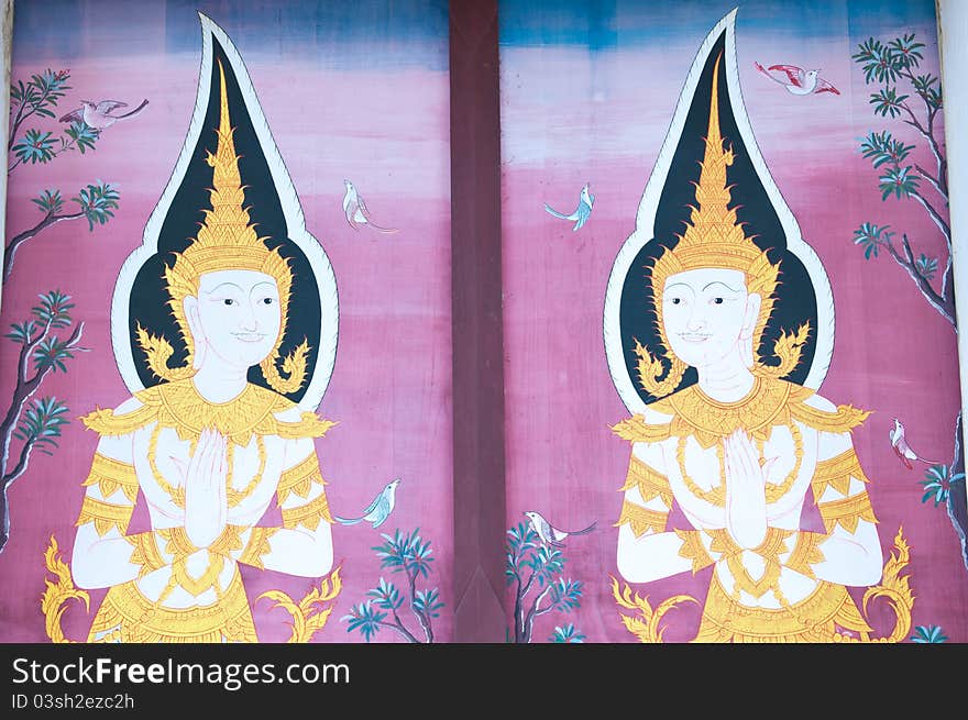 Thai mural