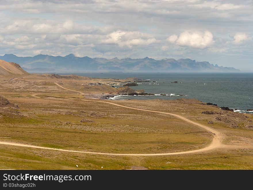 Landscape in iceland