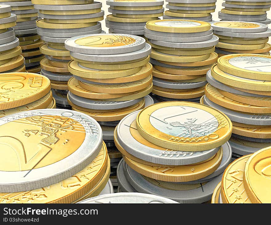 Euro coins