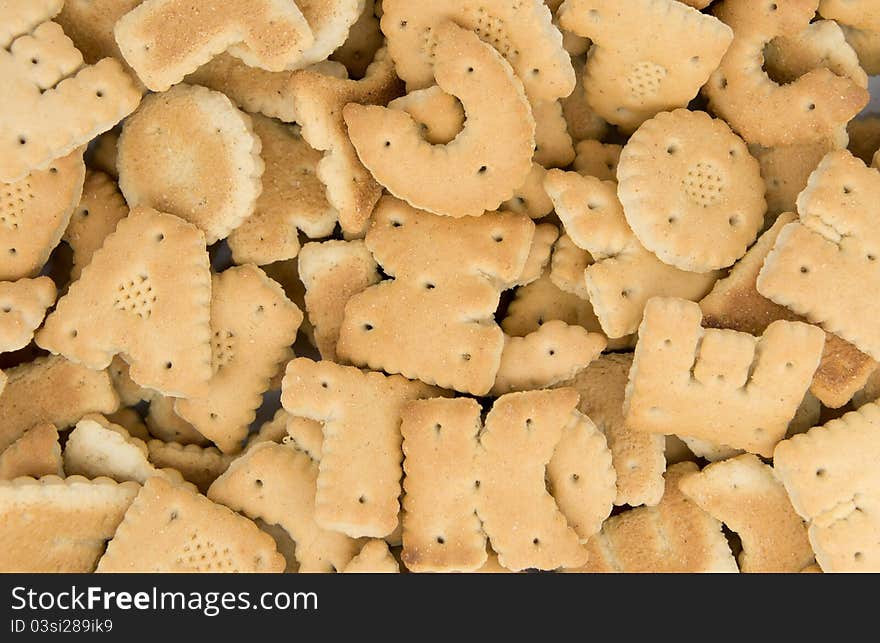 Letter cookies