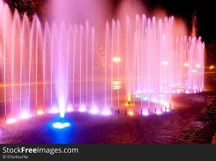 City ​​fountain in Kharkiv region HTZ. City ​​fountain in Kharkiv region HTZ