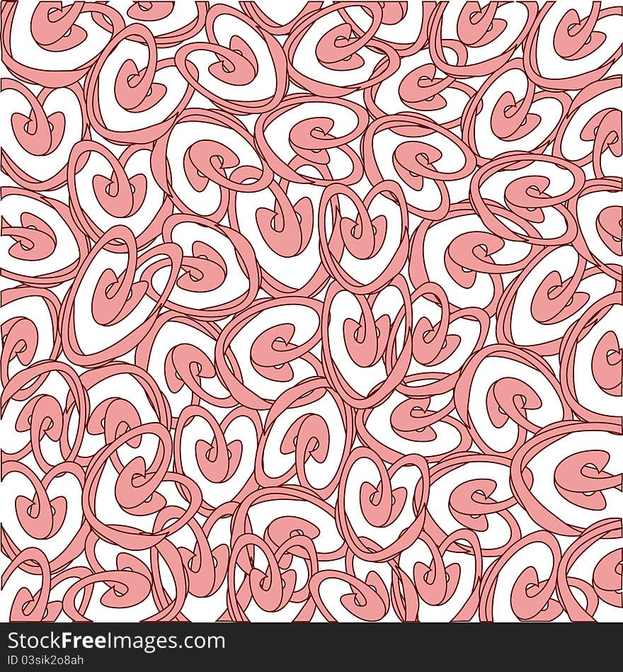 Abstract Background With Hearts