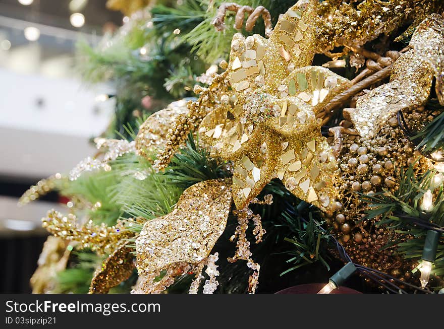 Golden Christmas Ornament