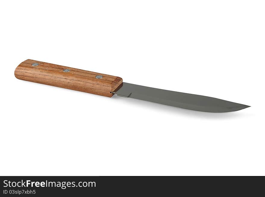 Kitchen knife.