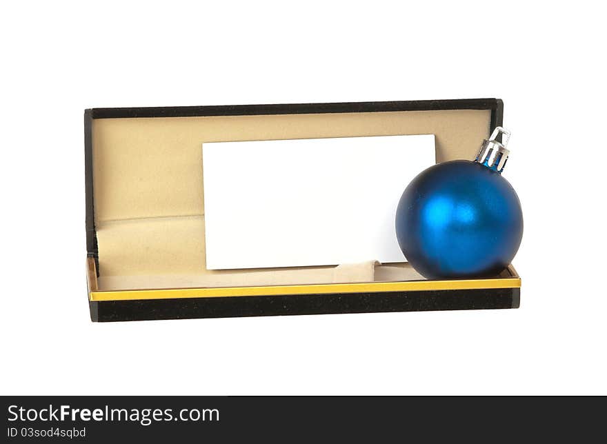 Christmas ball isolated ona white background