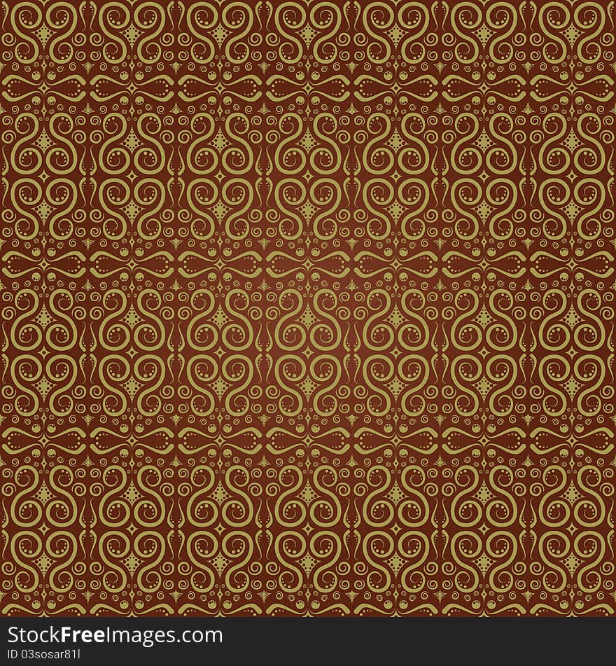 Repeating pattern, ornament, vector graphics