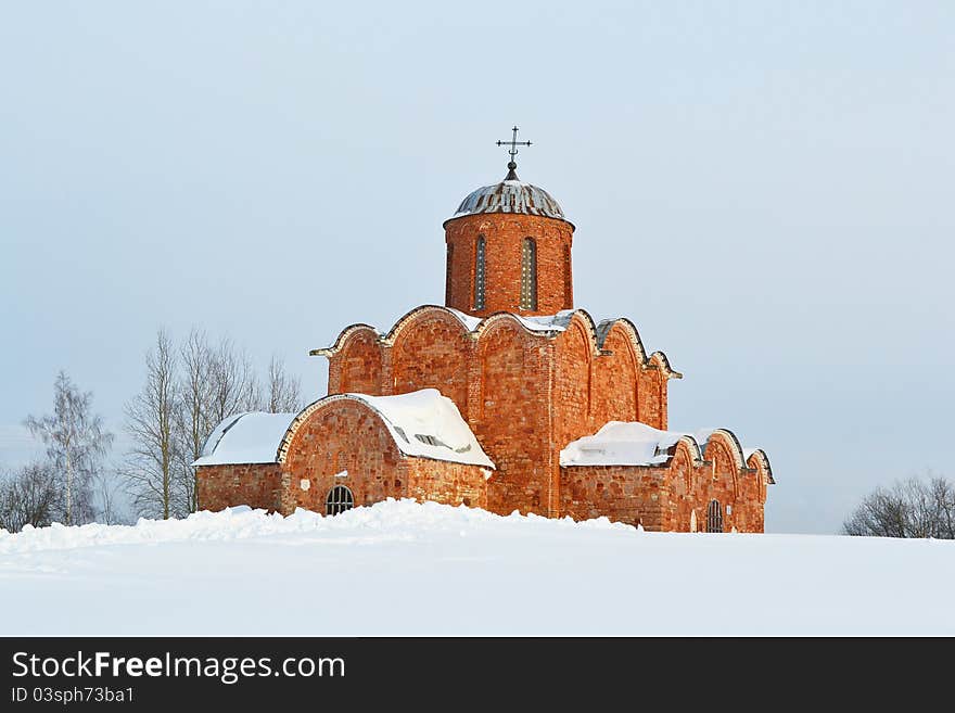 View of old church in Veliky Novgorod, Russia. View of old church in Veliky Novgorod, Russia.