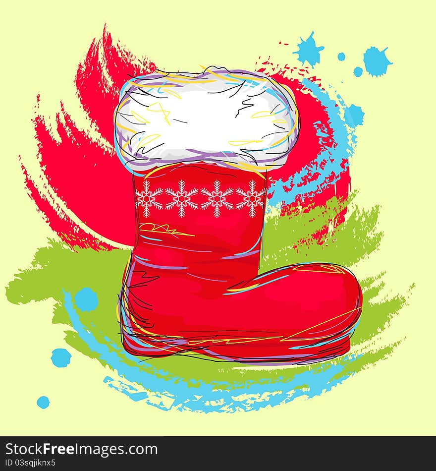 Santa boot