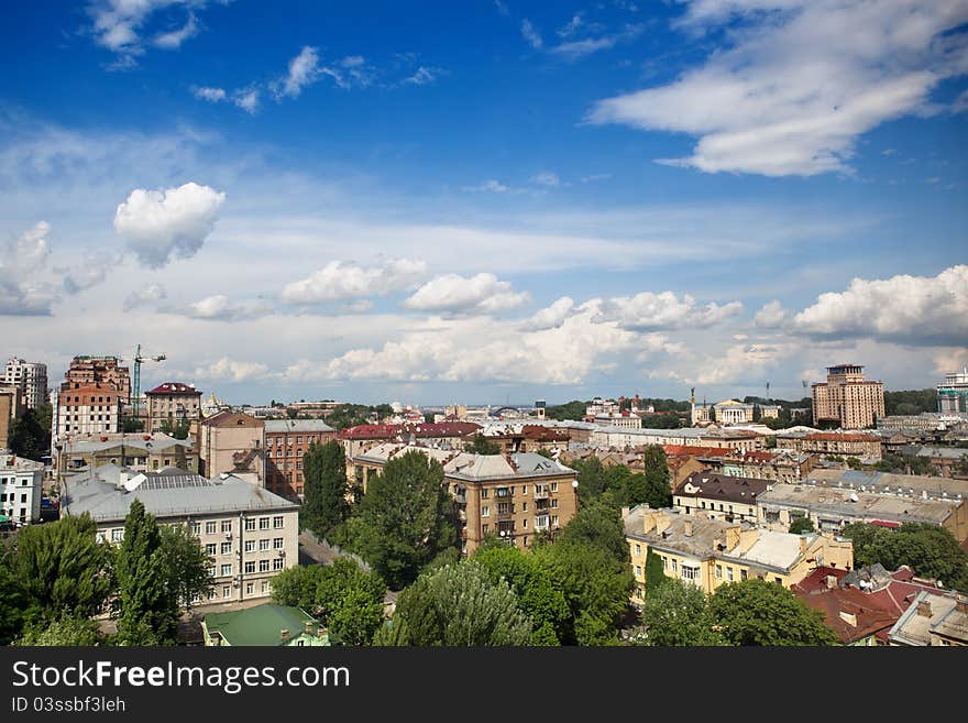 Kyiv Center Cityscape