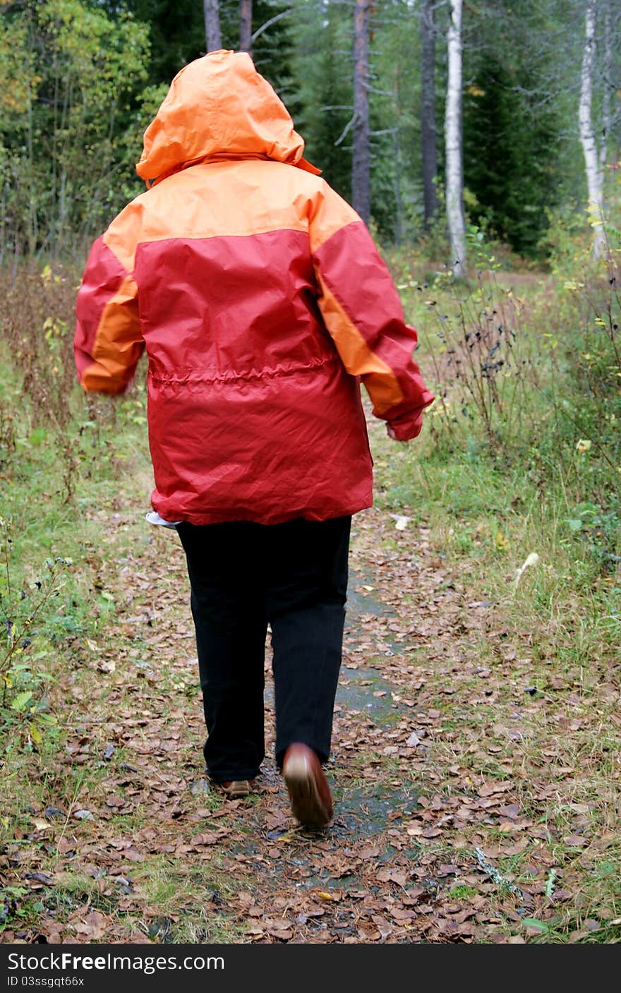 Hiking woman