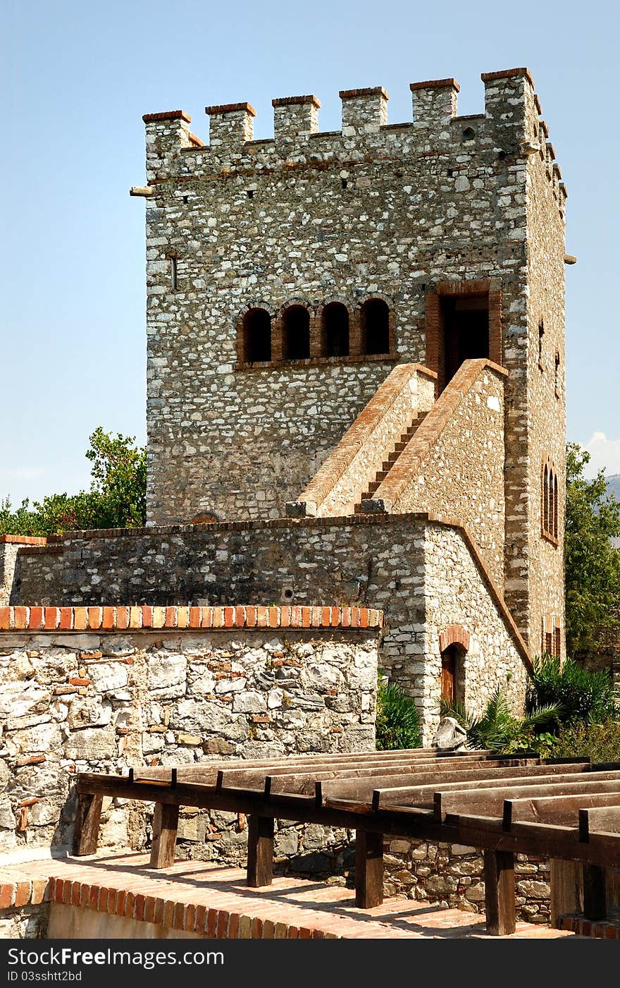 Old Fortress Of Butrint City.