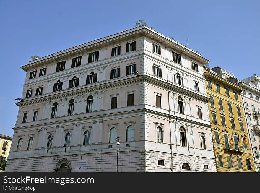 Modern building in Rome