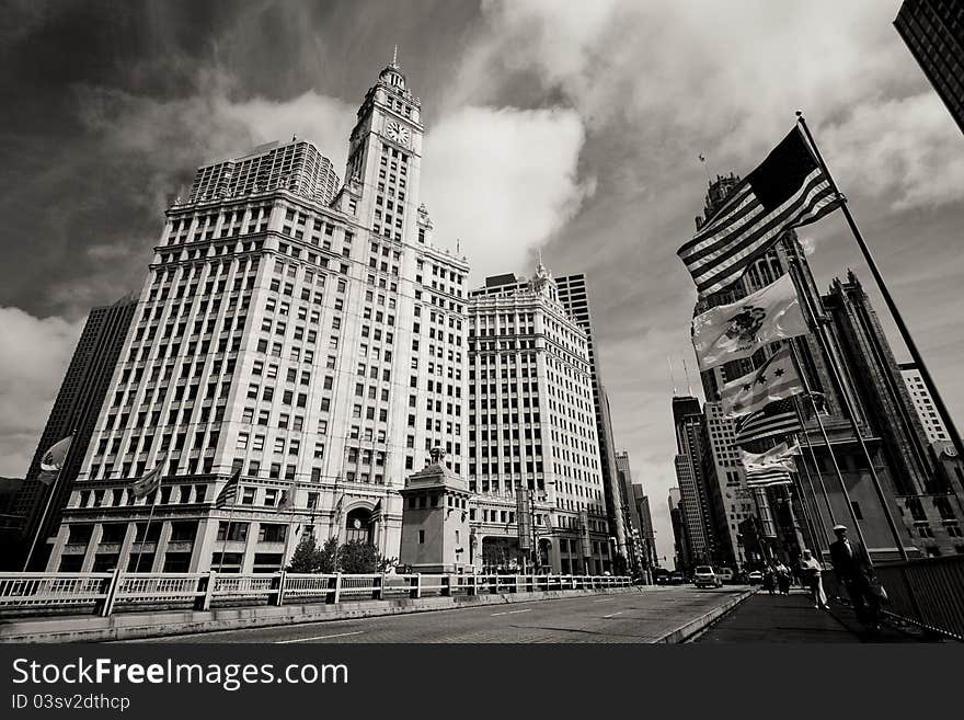 Wrigley Building Clock Tower