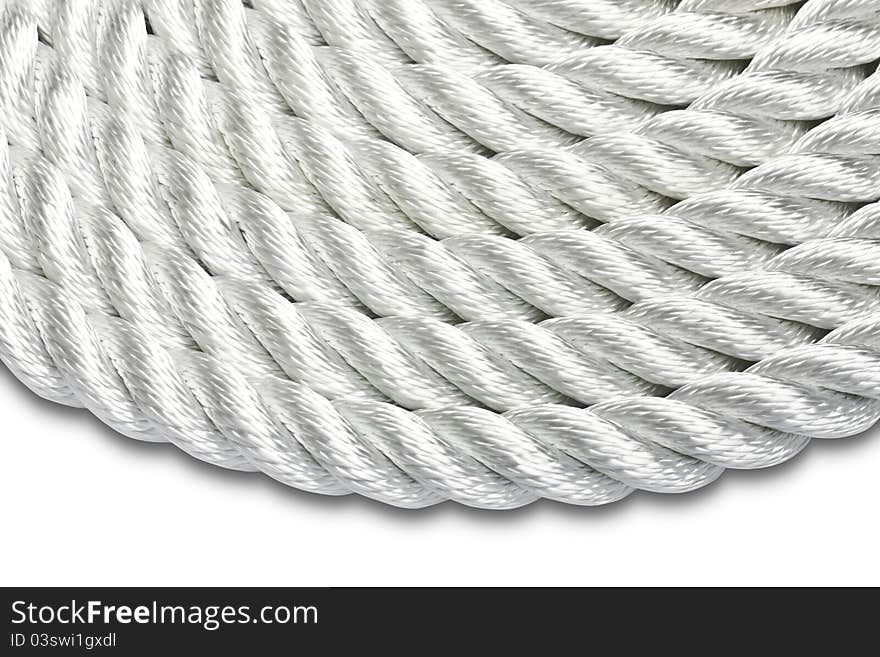 Rope isolated on white