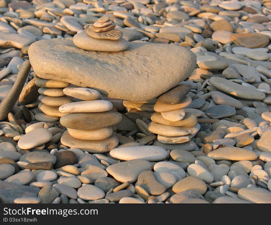 Beach stones