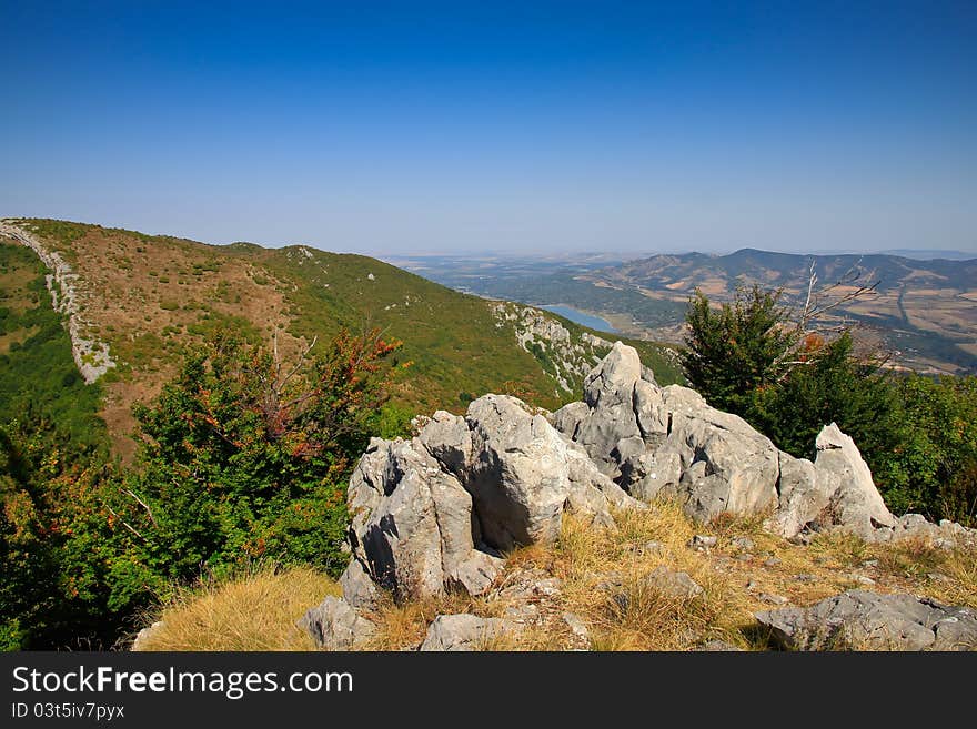 Look at the dam of Vratsa, Bulgaria. Look at the dam of Vratsa, Bulgaria