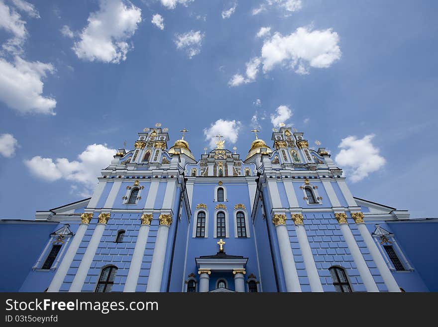 St. Michael's Golden-Domed Monastery - famous church complex in Kiev, Ukraine