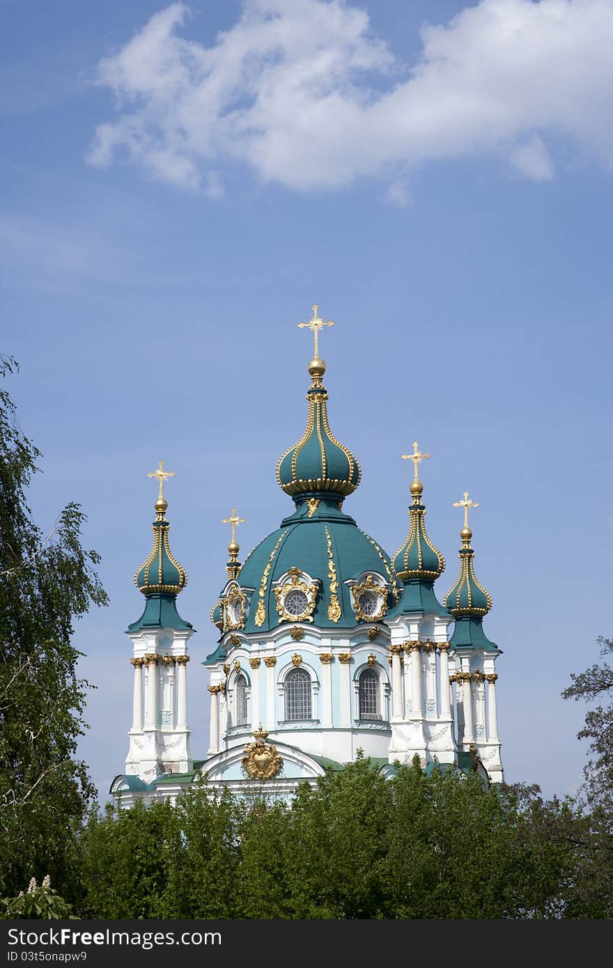 St. Andrew S Church In Kyev