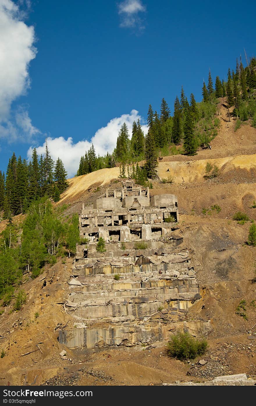 Structure of an old working mine