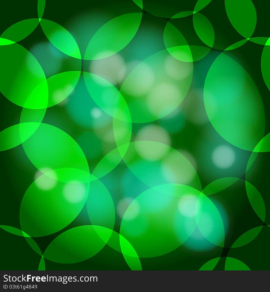 Vector abstract circles seamless pattern.