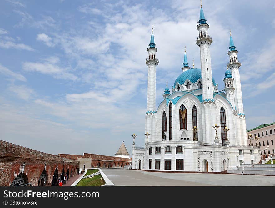 Qolsharif Mosque. Russia, Tatarstan, Kazan