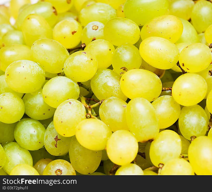 Green Grapes Background