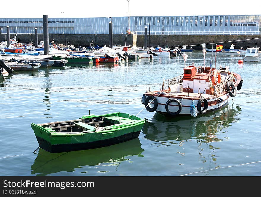 Boats of fishing.