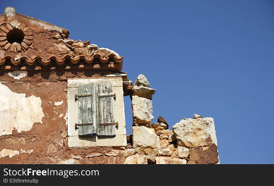 Ruin of house