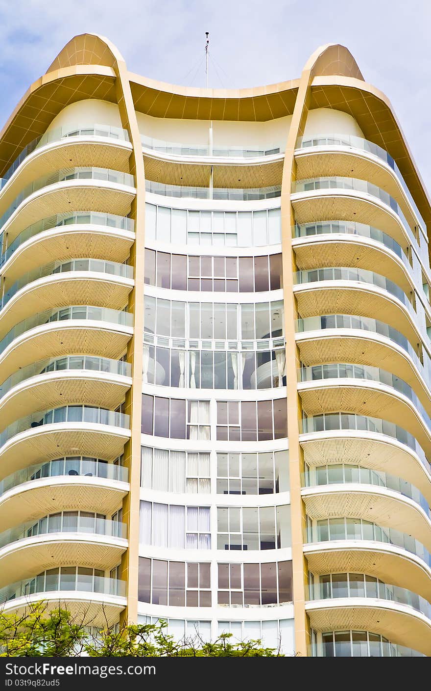 Modern Hotel Beside The Beach.