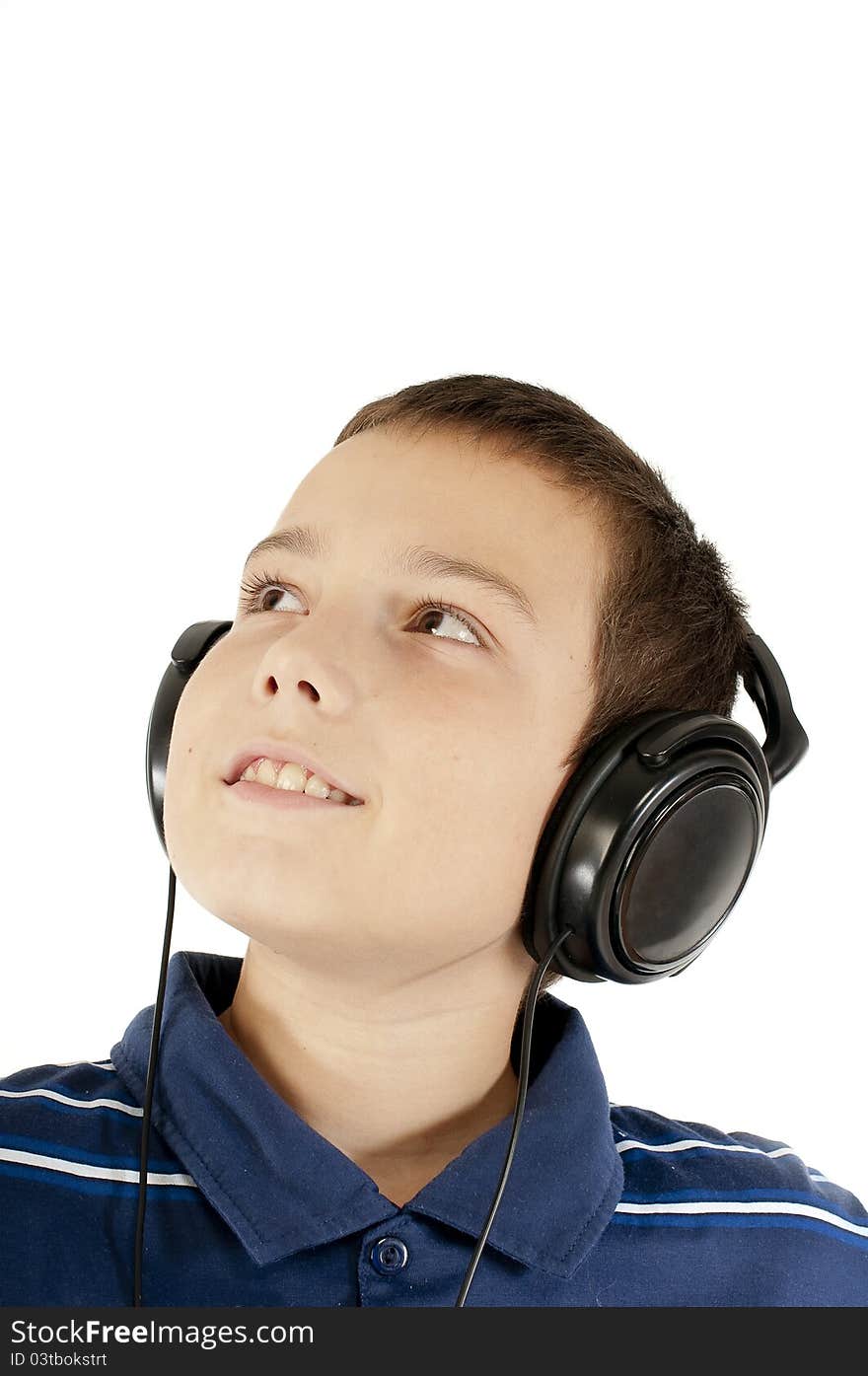 The Boy Listens To Music