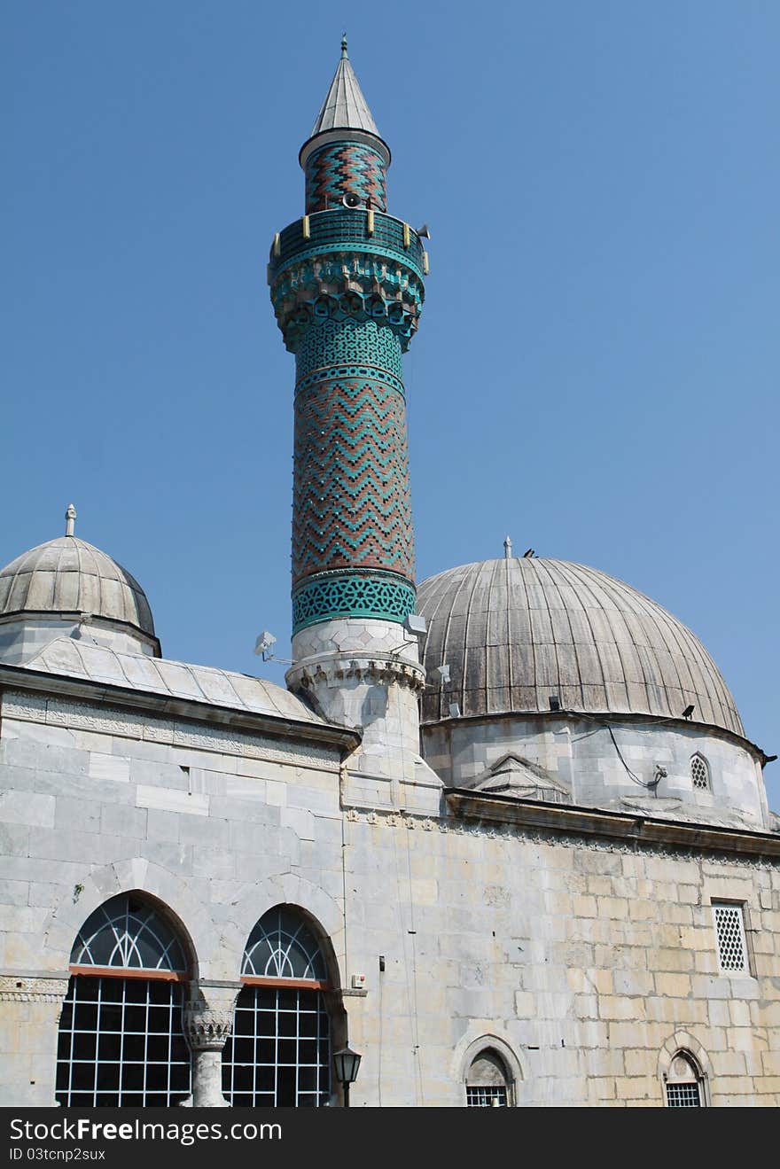 A view of Green Mosque in iznik, Turkey. A view of Green Mosque in iznik, Turkey.