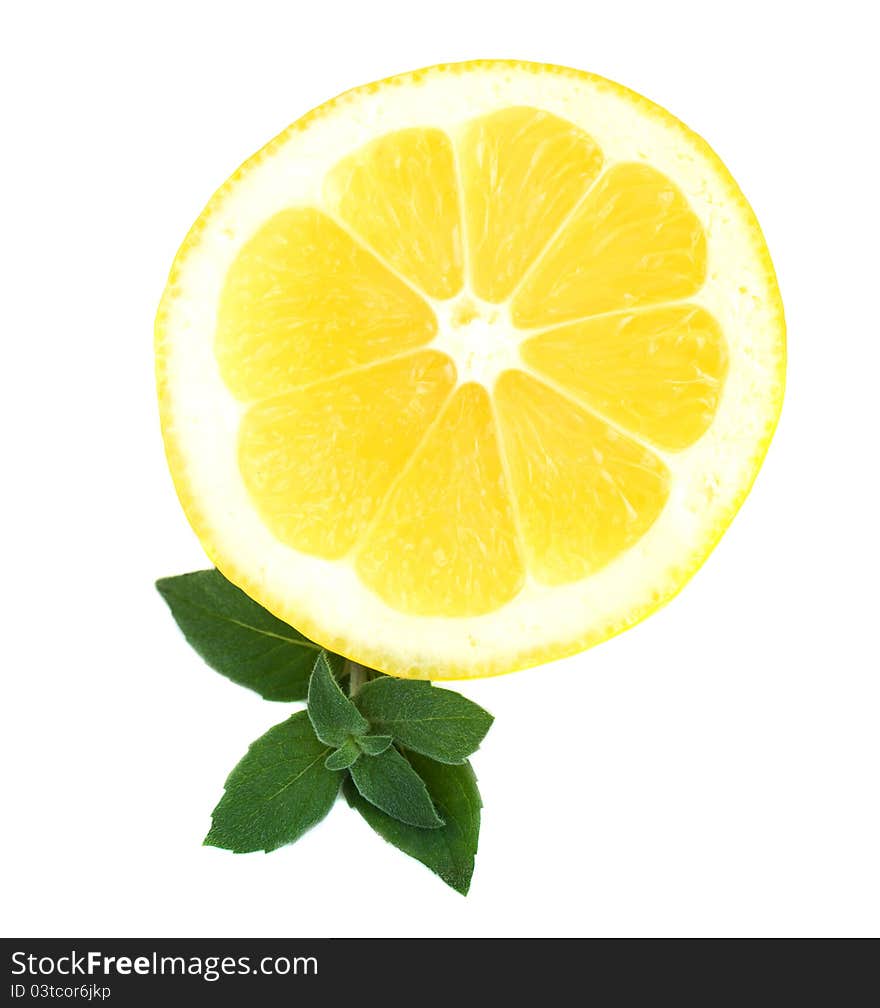 Lemon and mint