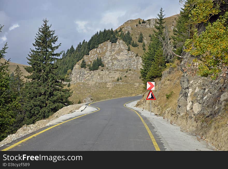 Curved Road Mountain